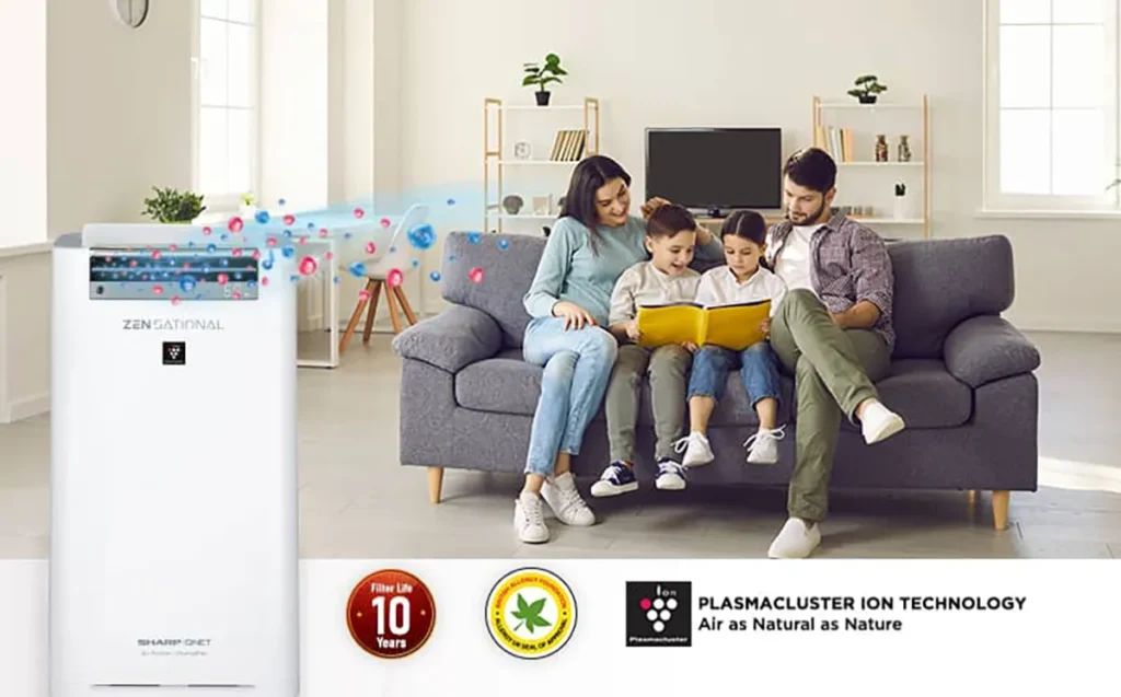 A family featuring SHARP Zensational