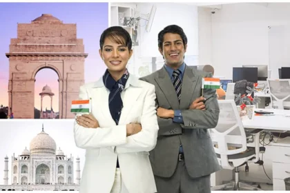 A couple celebrating Independence Day