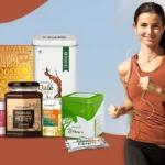 A young woman jogging