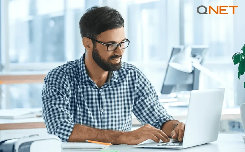 A happy entrepreneur