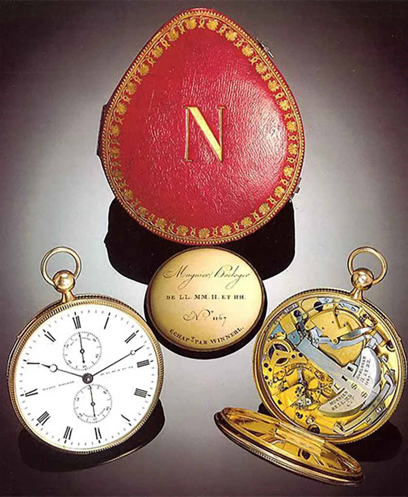 Movement and mechanics of a Mugnier watch