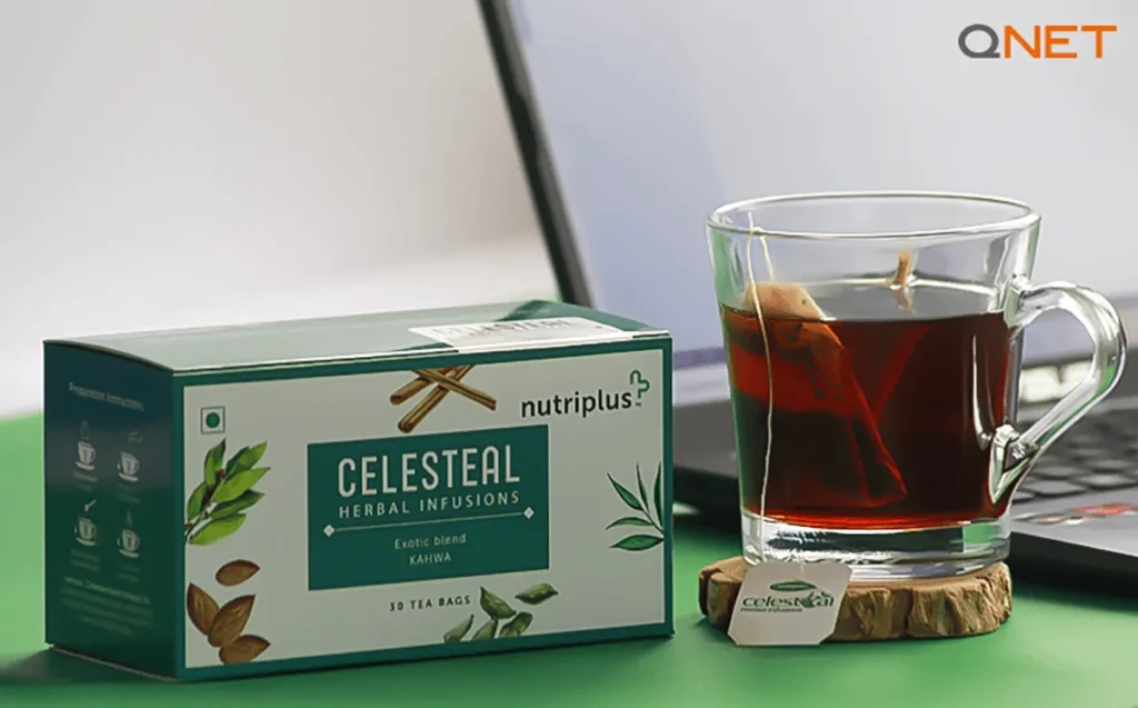Nutriplus Celesteal Kahwa Tea by QNET India