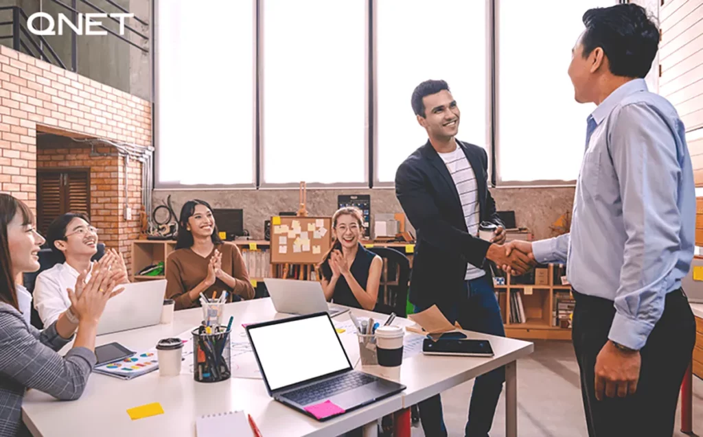 A successful QNET Direct Seller who has achieved personal growth