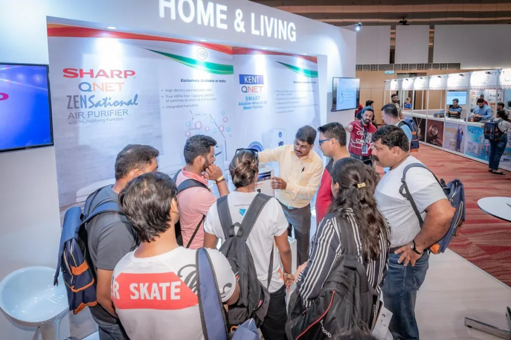 V-Malaysia: Product booth at QNET Carnival 