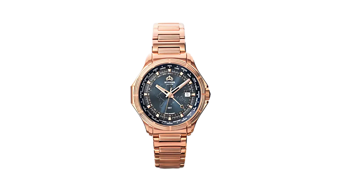 GMT Rose Gold Metal Strap