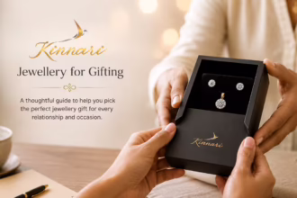 Kinnari jewellery gift set showcasing elegant gifting ideas for weddings, anniversaries, birthdays, and festive occasions